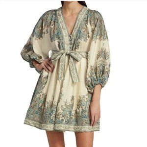 Zimmermann Brighton Paisley Mini Dress